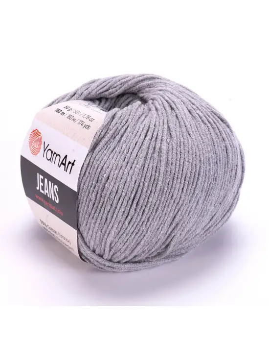 Yarn Art Jeans 46 Gri Amigurumi Örgü İpi Hırka Örgü İpi Bebek İpi Punch İpi