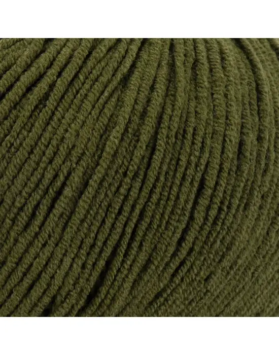 Yarn Art Jeans 82 Zeytin Yeşili Amigurumi Örgü İpi Hırka Örgü İpi Bebek İpi Punch İpi