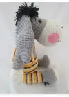 Sevimli Eşşek Amigurumi El Örgüsü Oyuncak