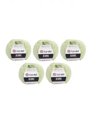 Yarnart Jeans Amigurumi Örgü Ipi 5li Paket 11 Yeşil