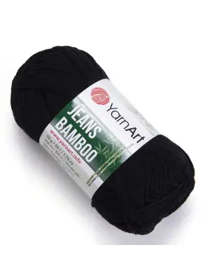 Yarn Art Jeans Bamboo El Örgü İpi,Siyah-135