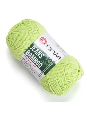 Yarn Art Jeans Bamboo El Örgü İpi,Çimen Yeşili-136