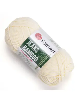 Yarn Art Jeans Bamboo El Örgü İpi,Krem-103