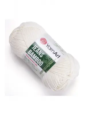 Yarn Art Jeans Bamboo El Örgü İpi,Kırık Beyaz-102