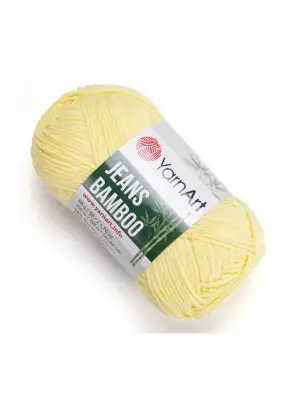 Yarn Art Jeans Bamboo El Örgü İpi,Sarı-104