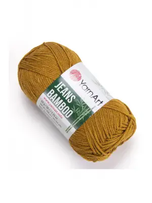Yarn Art Jeans Bamboo El Örgü İpi,Hardal-131