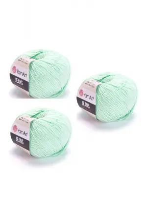 Yarn Art Jeans Amigurumi Örgü İpi 79 Su Yeşili Hırka Örgü İpi Bebek İpi Punch İpi 3lü Paket