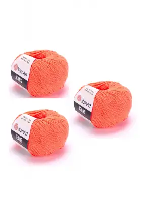 Yarn Art Jeans 61 Fosforlu Yeşil Amigurumi Örgü İpi Hırka Örgü İpi Bebek İpi Punch İpi 3lü Paket