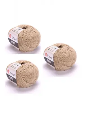 Yarn Art Jeans 48 Toprak Rengi Amigurumi Örgü İpi Hırka Örgü İpi Bebek İpi Punch İpi 3lü Paket