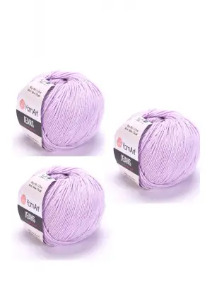 Yarn Art Jeans 19 Menekşe Amigurumi Örgü İpi Hırka Örgü İpi Bebek İpi Punch İpi 3lü Paket