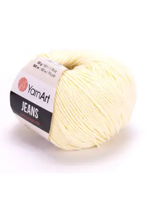 Yarn Art Jeans 86 Açık Sarı Amigurumi Örgü İpi Hırka Örgü İpi Bebek İpi Punch İpi