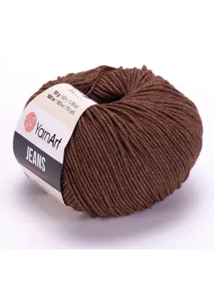 Yarn Art Jeans 70 Koyu Kahverengi Amigurumi Örgü İpi Hırka Örgü İpi Bebek İpi Punch İpi