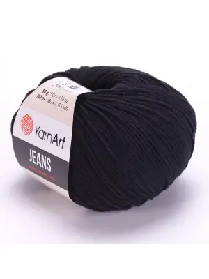 Yarn Art Jeans 53 Siyah Amigurumi Örgü İpi Hırka Örgü İpi Bebek İpi Punch İpi