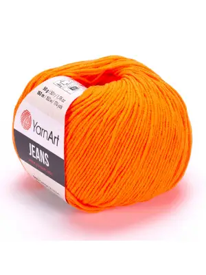 Yarn Art Jeans 77 Turuncu Amigurumi Örgü İpi Hırka Örgü İpi Bebek İpi Punch İpi