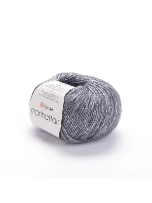 Manhattan - Simli El Örgü Ipi Gri 903
