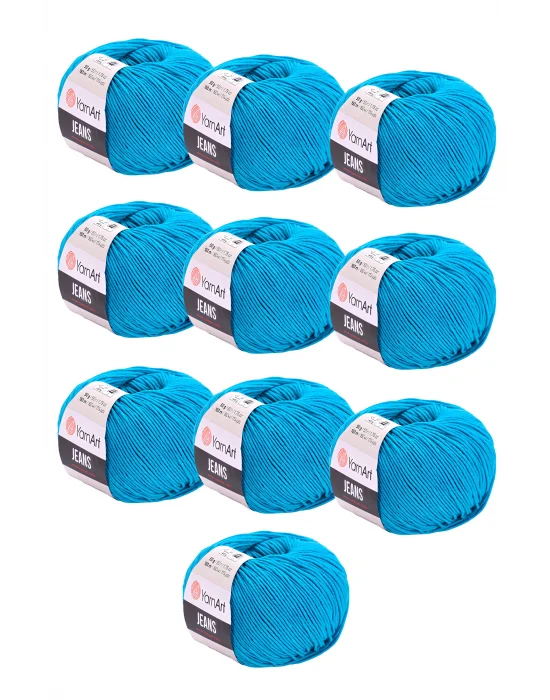 10 x Yarnart Jeans 55 10lu Paket Amigurimi Bebek Ipi Yarnart Jeans 10 Adet