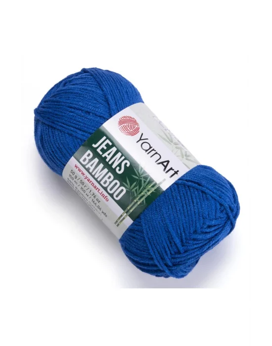 Jeans Bamboo - El Örgü Ipi Saks Mavisi-123