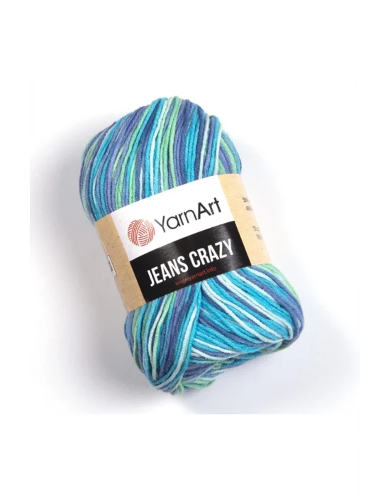 Jeans Crazy Ebruli El Örgü Ipi Ebruli-7204