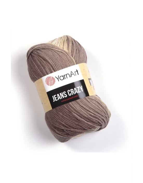 Jeans Crazy Ebruli El Örgü Ipi Ebruli-8201