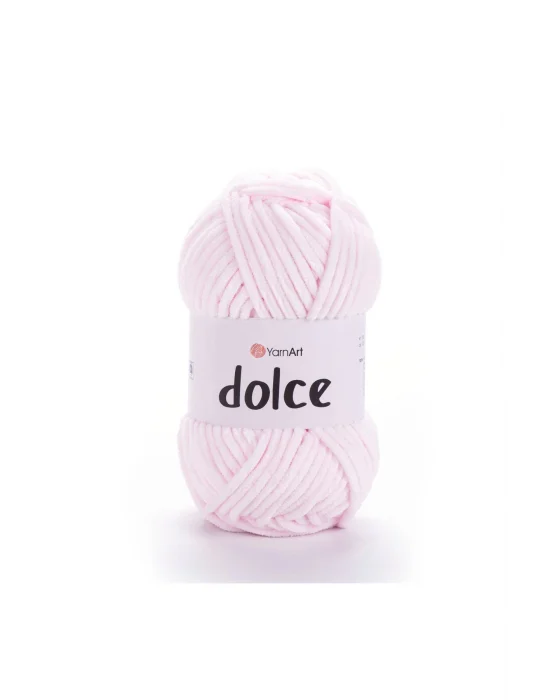 Dolce - Kadife El Örgü Ipi Toz Pembe-781