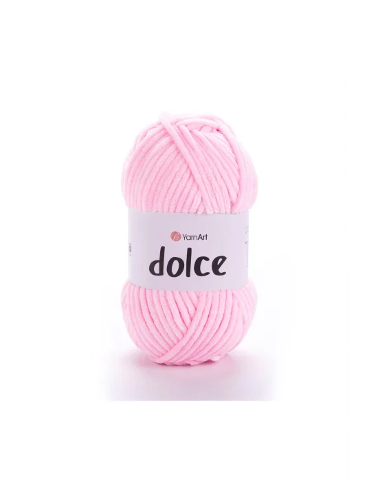 Dolce - Kadife El Örgü Ipi Pembe-796
