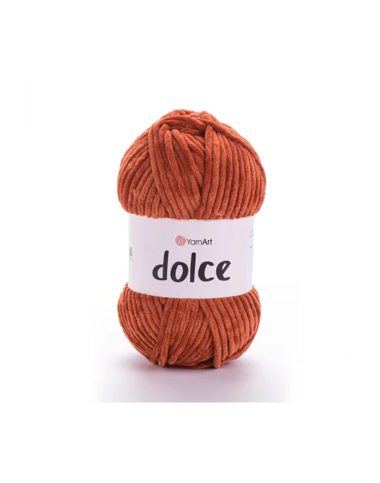 Dolce - Kadife El Örgü Ipi Kiremit-793