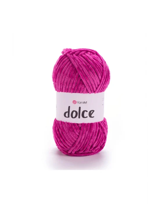 Dolce - Kadife El Örgü Ipi Pembe-794
