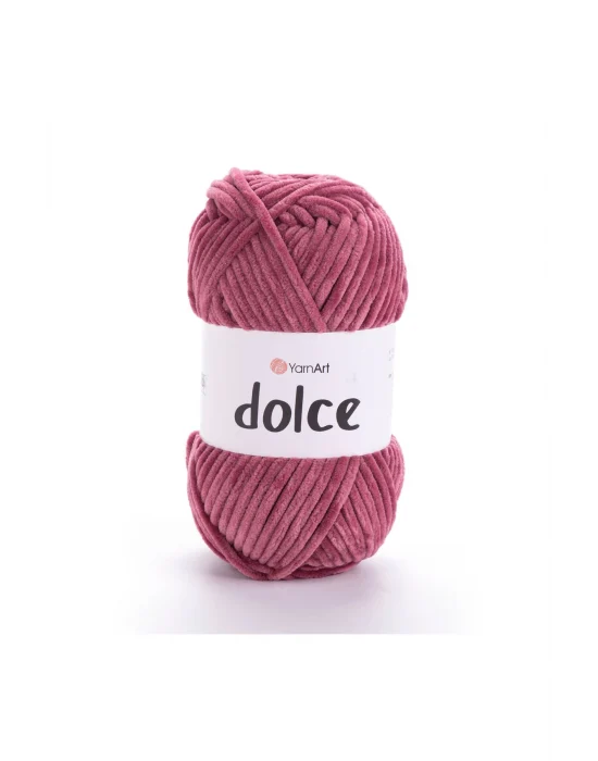 Dolce - Kadife El Örgü Ipi Gül Kurusu-751