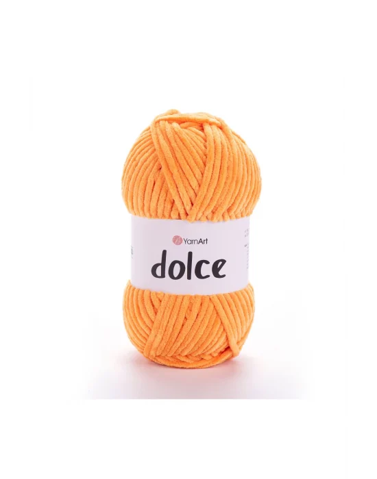 Dolce - Kadife El Örgü Ipi Turuncu-852