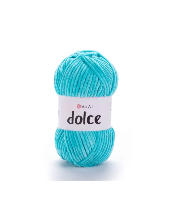 Dolce - Kadife El Örgü Ipi Turkuaz-746