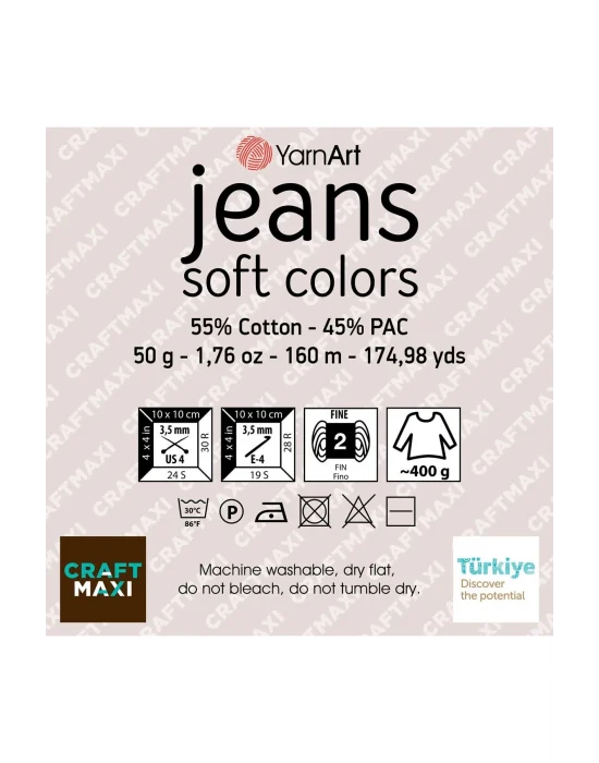 JEANS SOFT COLORS - EBRULİ EL ÖRGÜ İPİ EBRULİ-6215