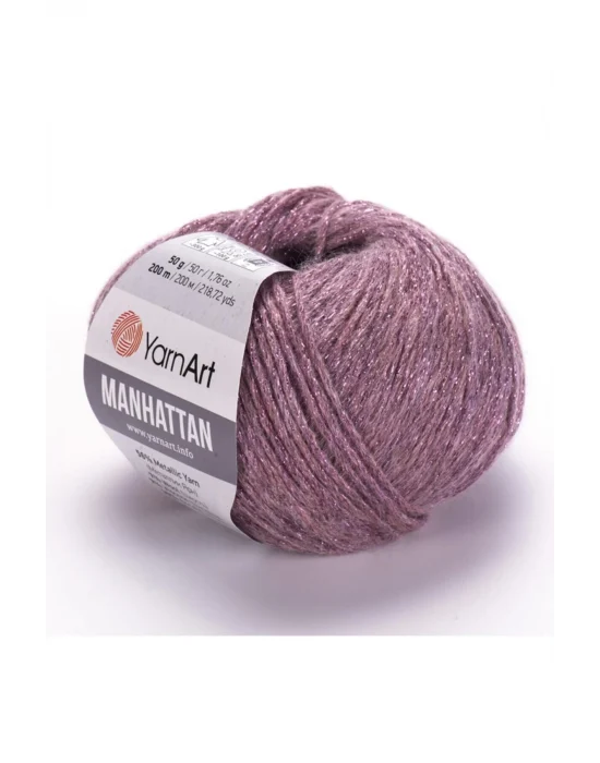 Manhattan - Simli El Örgü Ipi Pudra-909