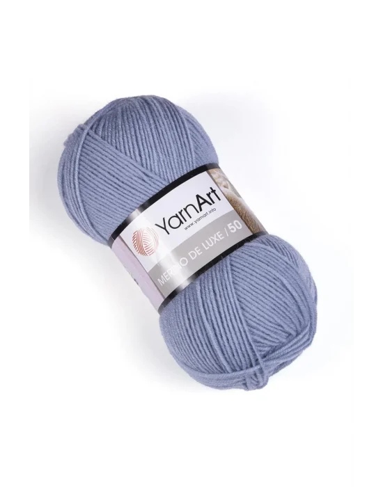 MERINO DE LUXE 50 - EL ÖRGÜ İPİ BUZ GRİSİ-3072
