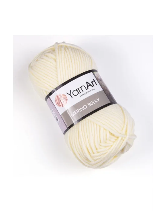 Merıno Bulky - El Örgü Ipi Krem-7003
