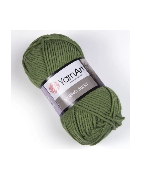Merıno Bulky - El Örgü Ipi Yeşil-098