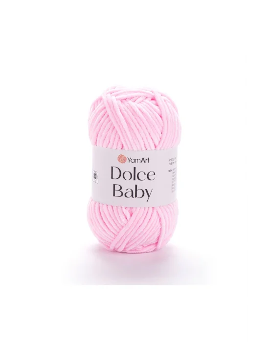 Dolce Baby - Kadife, Bebek El Örgü Ipi Fuşya-750