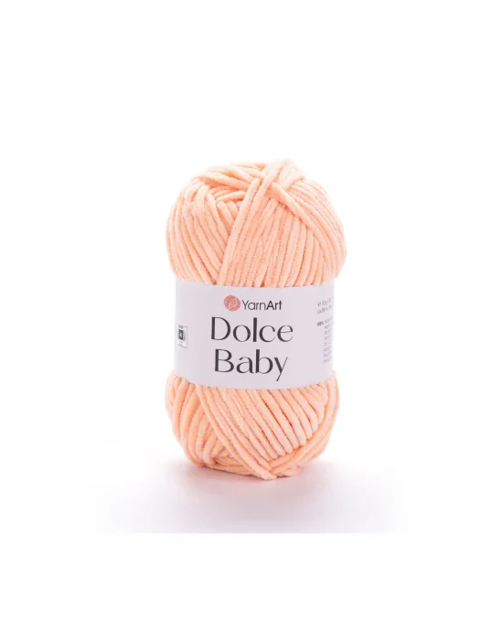 Dolce Baby - Kadife, Bebek El Örgü Ipi Yavruağzı-773