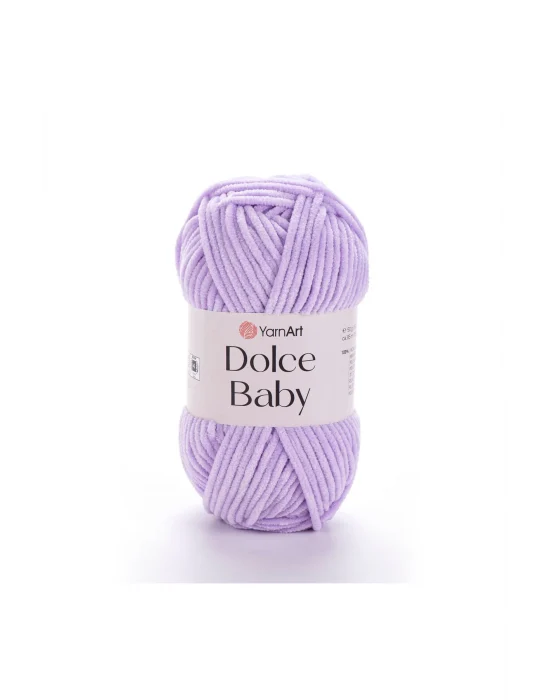 Dolce Baby - Kadife, Bebek El Örgü Ipi Lila-744