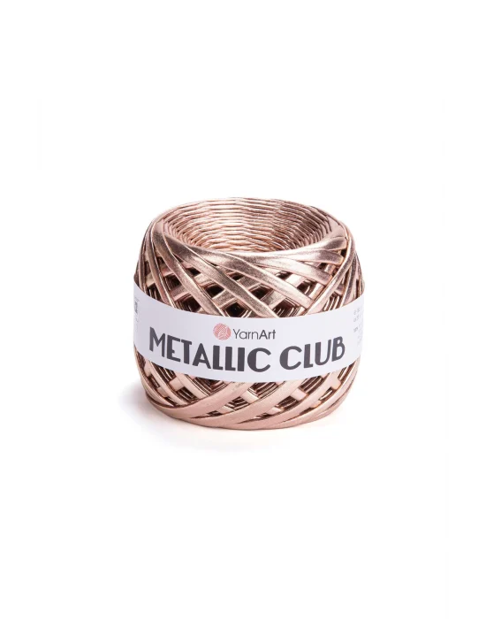 METALLIC CLUB - ÖRGÜ İPİ ROSE GOLD-8125