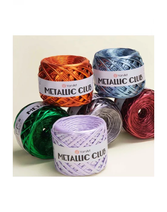 METALLIC CLUB - ÖRGÜ İPİ ROSE GOLD-8125