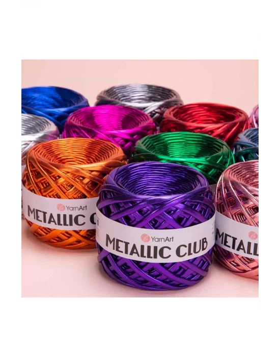 METALLIC CLUB - ÖRGÜ İPİ FOSFORLU YEŞİL-8122