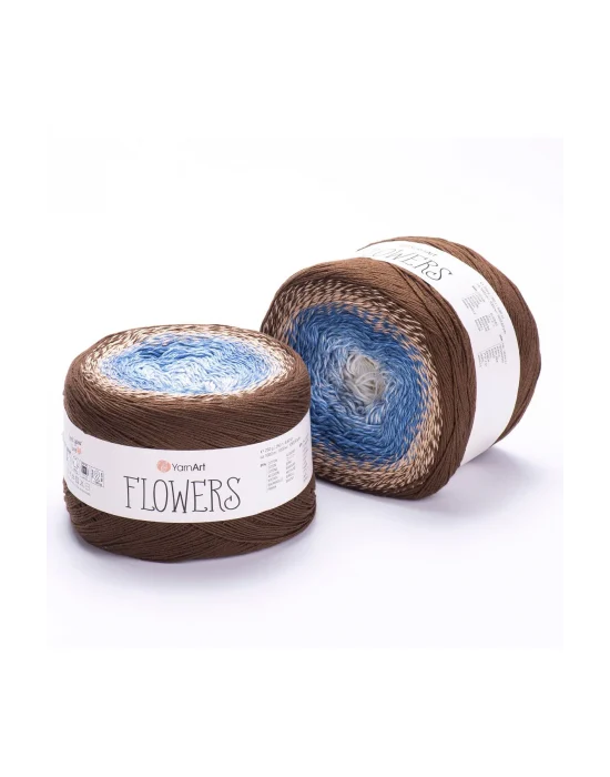 Flowers Ebruli El Örgü Ipi - 320