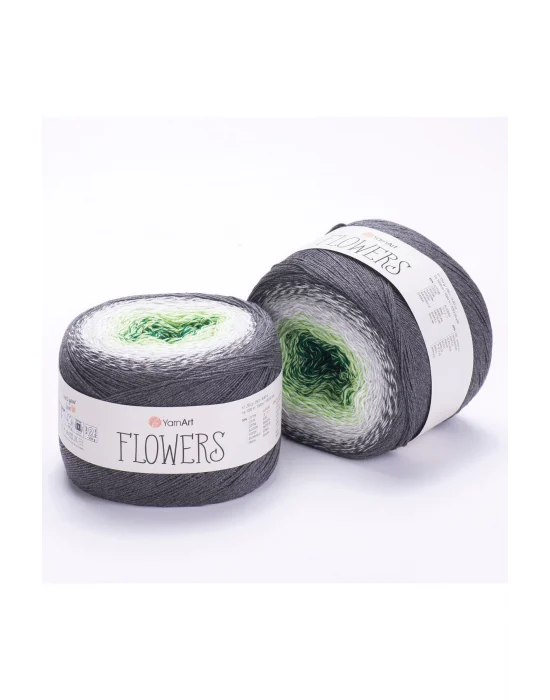 Flowers - Ebruli El Örgü İpi -291