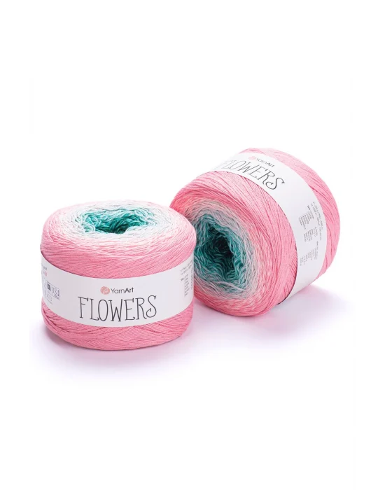 Flowers - Ebruli El Örgü İpi -292