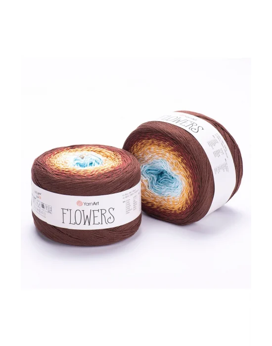 Flowers - Ebruli El Örgü İpi -296