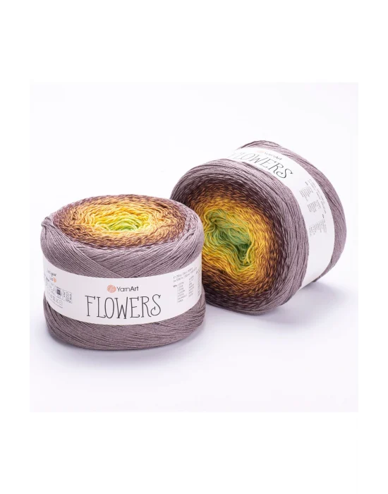 Flowers Ebruli El Örgü Ipi Ebruli-317