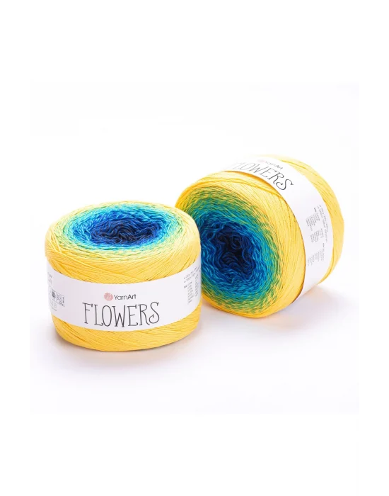 Flowers Ebruli El Örgü Ipi Ebruli-304