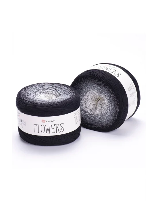 Flowers Ebruli El Örgü Ipi Ebruli 253