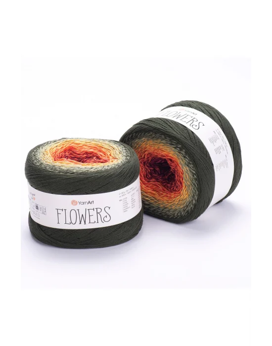 Flowers - Ebruli El Örgü Ipi Ebruli-302