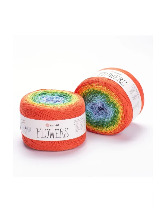 Flowers - Ebruli El Örgü Ipi Ebruli-255